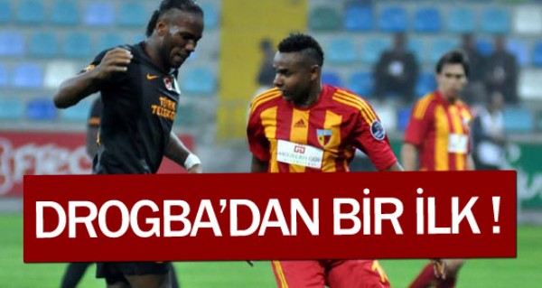 Drogba'dan bir ilk